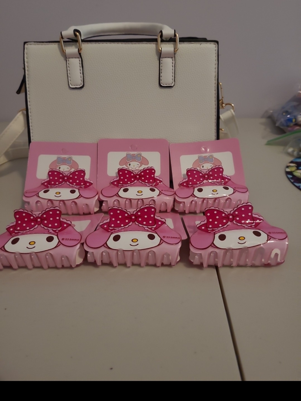 Sanrio My Melody Pink Bow Hair Claw